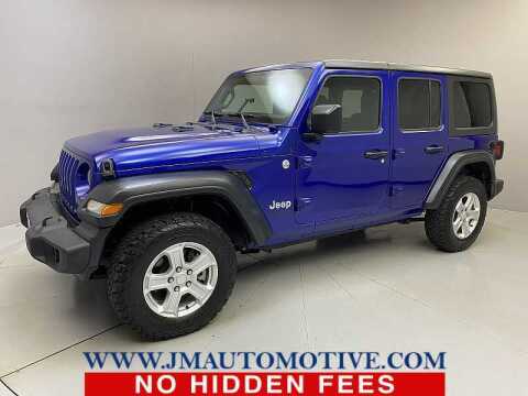 2018 Jeep Wrangler Unlimited for sale at J & M Automotive in Naugatuck CT