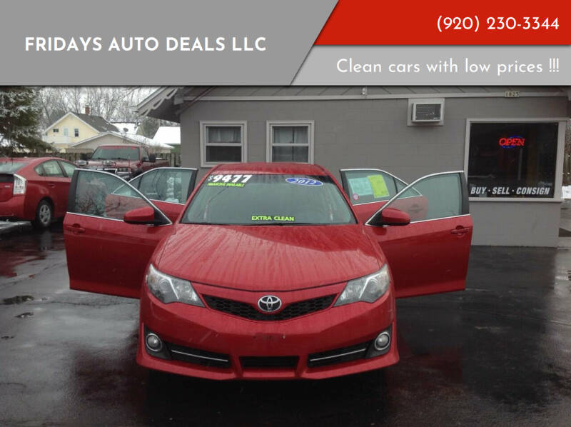 2012 Toyota Camry for sale at Fridays Auto Deals LLC in Oshkosh WI
