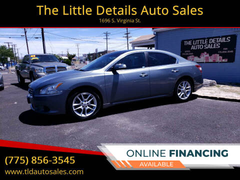 2011 Nissan Maxima for sale at The Little Details Auto Sales in Reno NV