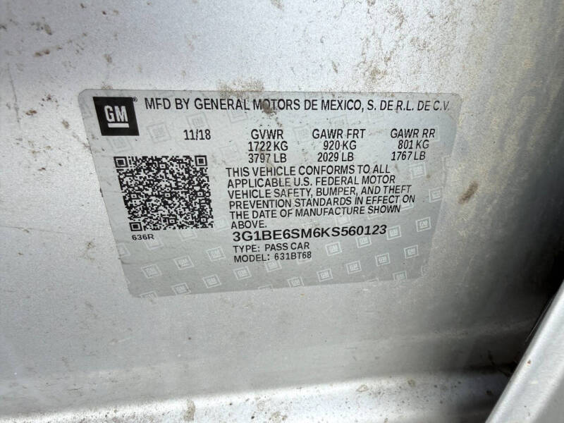 2019 Chevrolet Cruze LT