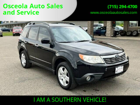2010 Subaru Forester for sale at Osceola Auto Sales and Service in Osceola WI