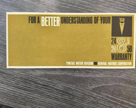 1968 Pontiac Firebird