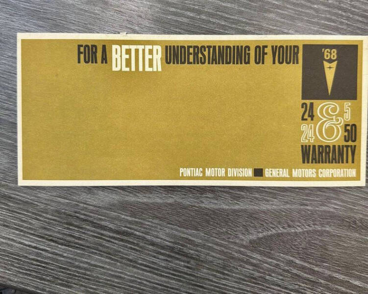 1968 Pontiac Firebird