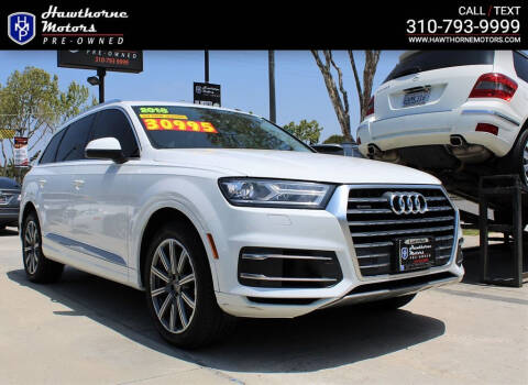 2018 Audi Q7 for sale at Hawthorne Motors Pre-Owned in Lawndale CA