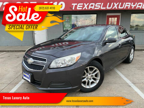 2013 Chevrolet Malibu for sale at Texas Luxury Auto in Cedar Hill TX