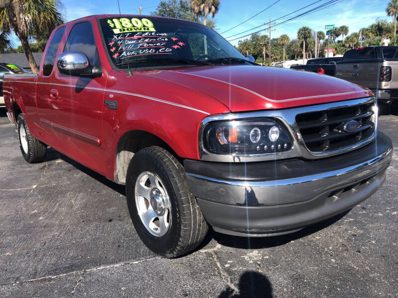 2002 Ford F-150 for sale at RIVERSIDE MOTORCARS INC - South Lot in New Smyrna Beach FL