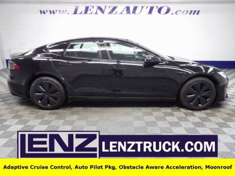 2021 Tesla Model S for sale at LENZ TRUCK CENTER in Fond Du Lac WI