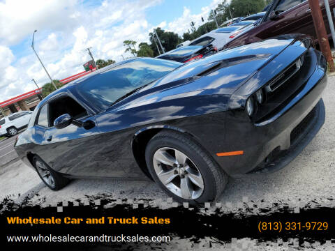 2016 Dodge Challenger for sale at Wholesale Car and Truck Sales in Plant City FL