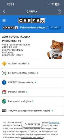 2004 Toyota Tacoma PreRunner V6