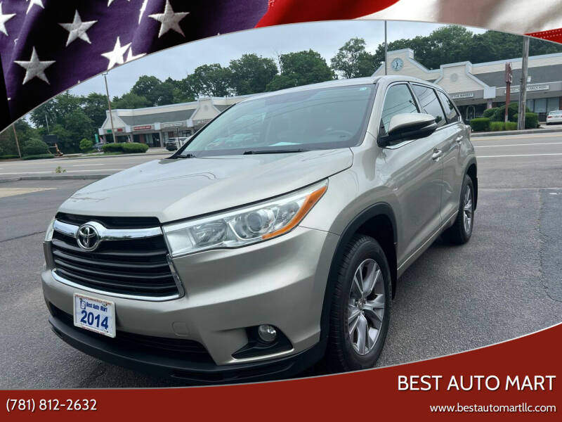 2014 Toyota Highlander for sale at Best Auto Mart in Weymouth MA