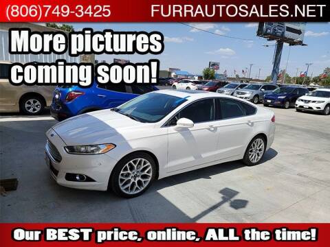 2013 Ford Fusion for sale at FURR AUTO SALES in Lubbock TX
