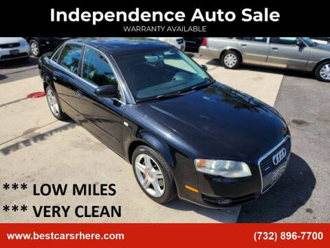 2007 Audi A4 for sale at Independence Auto Sale in Bordentown NJ