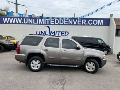 2012 Chevrolet Tahoe for sale at Unlimited Auto Sales in Denver CO