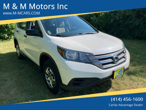 2014 Honda CR-V for sale at M & M Motors Inc in West Allis WI