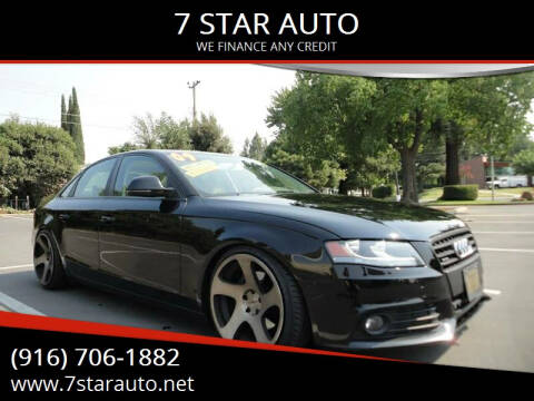 2009 Audi A4 for sale at 7 STAR AUTO in Sacramento CA