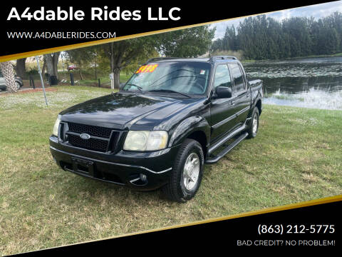 2004 Ford Explorer Sport Trac for sale at A4dable Rides LLC in Haines City FL