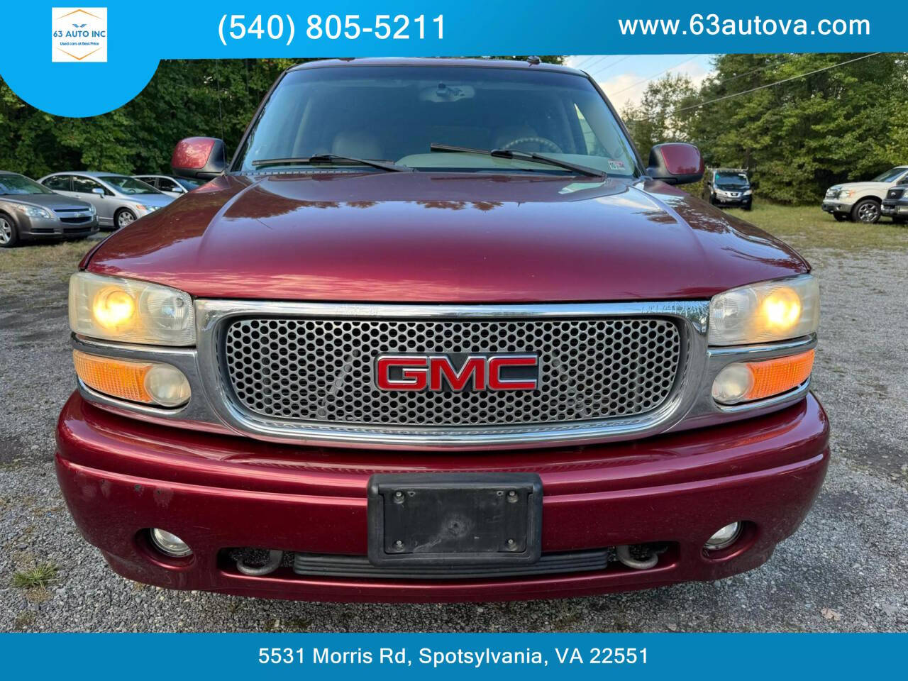 2003 GMC Yukon for sale at 63 Auto Inc in Spotsylvania, VA