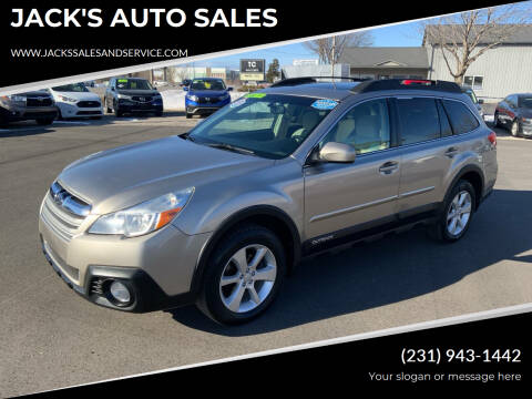 2014 Subaru Outback for sale at JACK'S AUTO SALES in Traverse City MI