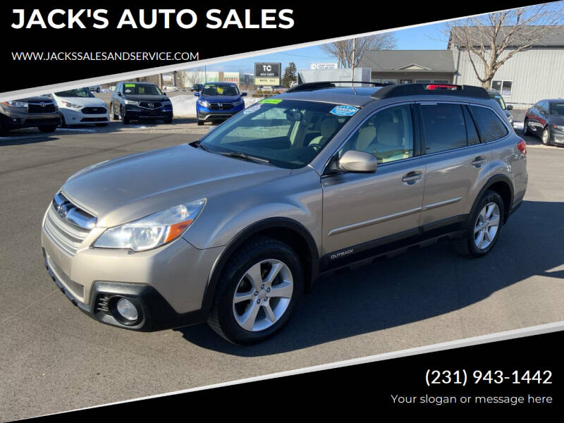 2014 Subaru Outback for sale at JACK'S AUTO SALES in Traverse City MI