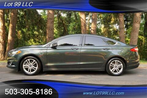 2016 Ford Fusion Energi for sale at LOT 99 LLC in Milwaukie OR