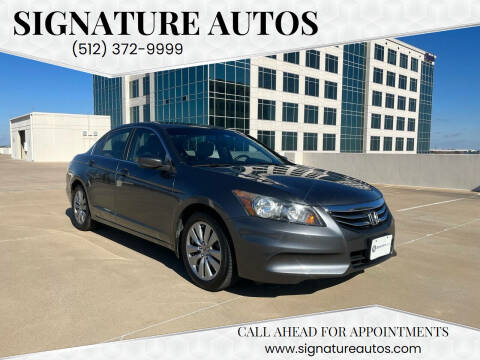 2012 Honda Accord for sale at Signature Autos in Austin TX