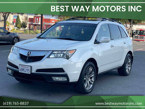 2010 Acura MDX for sale at BEST WAY MOTORS INC in San Diego CA