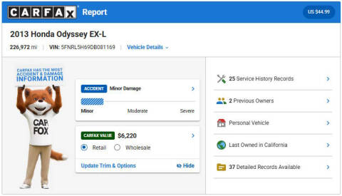 2013 Honda Odyssey EX-L
