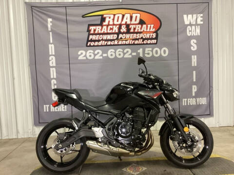 2020 Kawasaki Z650 ABS Metallic Black/Metall for sale at Road Track and Trail in Big Bend WI