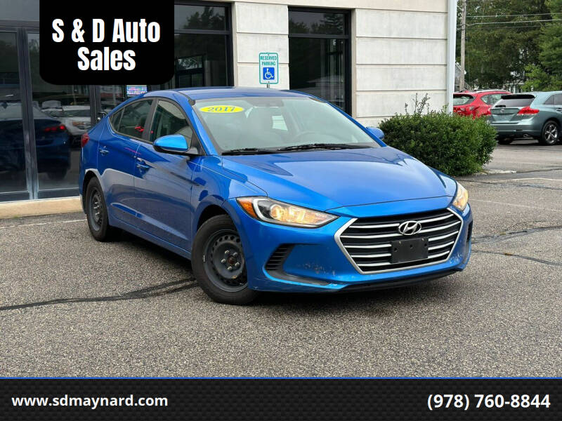 2017 Hyundai Elantra for sale at S & D Auto Sales in Maynard MA