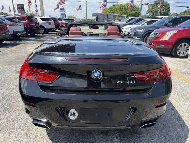 2012 BMW 6 Series 650i