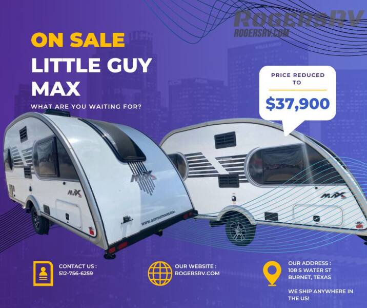 2022 Little Guy LITTLE GUY MAX SOLAR ROOF for sale at ROGERS RV in Burnet TX