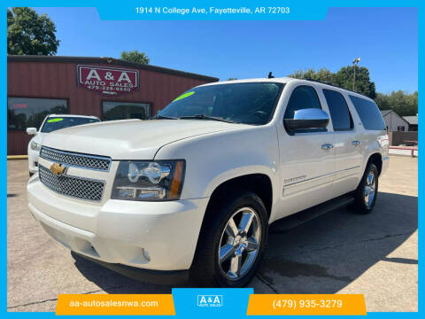 2013 Chevrolet Suburban for sale at A & A Auto Sales in Fayetteville AR