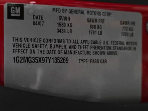 2007 Pontiac Solstice GXP