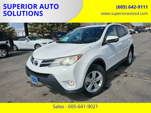 2013 Toyota RAV4 for sale at SUPERIOR AUTO SOLUTIONS in Spearfish SD