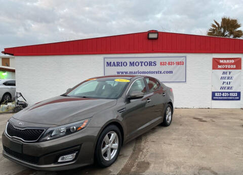 2015 Kia Optima for sale at Mario Motors in South Houston TX