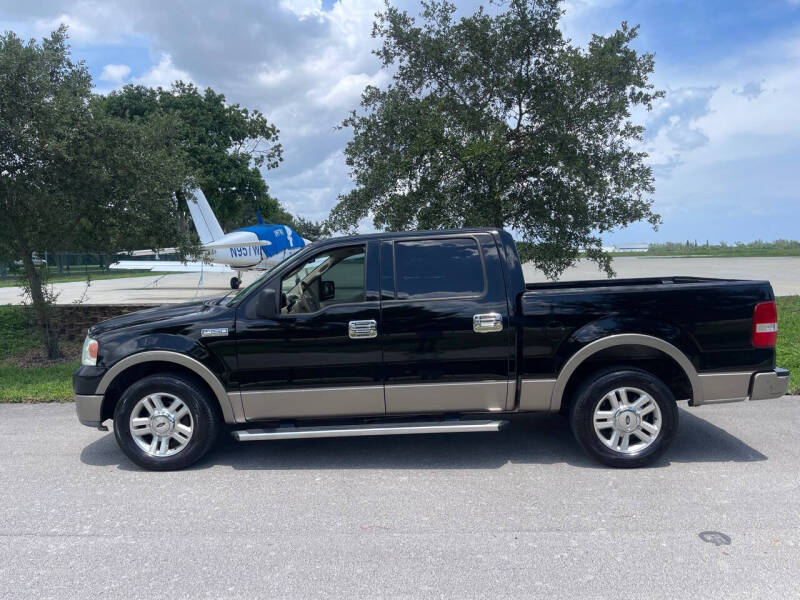 Used 2004 Ford F-150 Lariat with VIN 1FTPW12524KC38700 for sale in Pompano Beach, FL