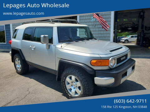 2007 Toyota FJ Cruiser for sale at Lepages Auto Wholesale in Kingston NH