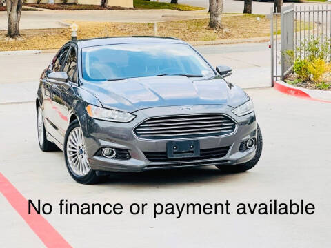 2016 Ford Fusion for sale at Texas Drive Auto in Dallas TX
