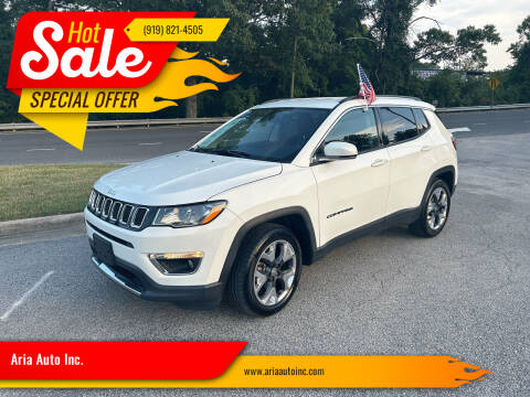 2019 Jeep Compass for sale at Aria Auto Inc. in Raleigh NC