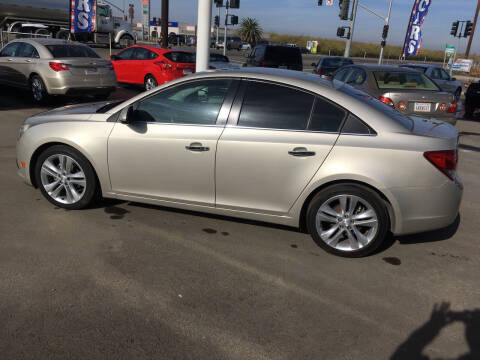 2013 Chevrolet Cruze for sale at CONTINENTAL AUTO EXCHANGE in Lemoore CA