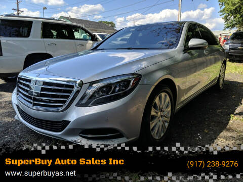 2015 Mercedes-Benz S-Class for sale at SuperBuy Auto Sales Inc in Avenel NJ