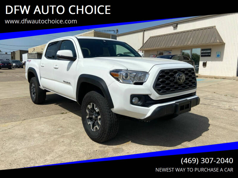 2022 Toyota Tacoma for sale at DFW AUTO CHOICE in Dallas TX