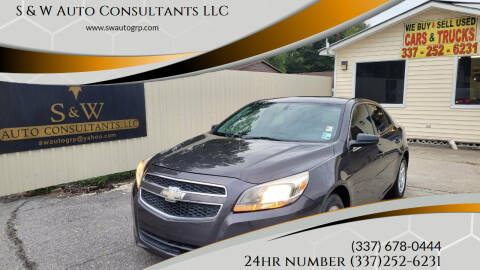 2013 Chevrolet Malibu for sale at S & W Auto Consultants LLC in Opelousas LA