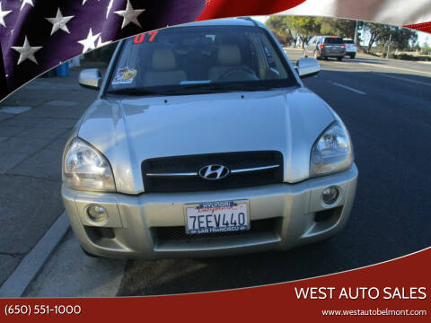 2007 Hyundai Tucson for sale at West Auto Sales in Belmont CA