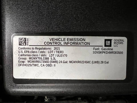 2021 Chevrolet Tahoe Z71