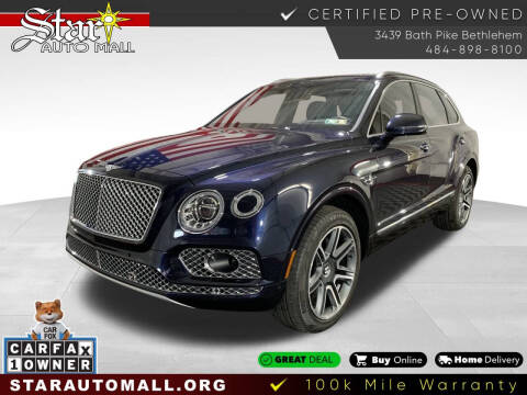 2019 Bentley Bentayga for sale at STAR AUTO MALL 512 in Bethlehem PA