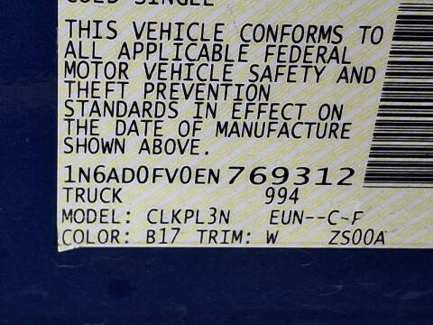 2014 Nissan Frontier SL