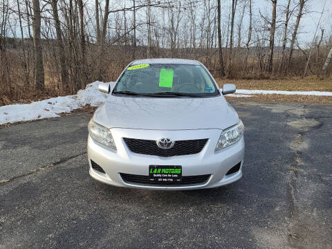 2010 Toyota Corolla for sale at L & R Motors in Greene ME