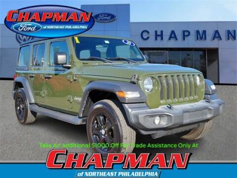 2020 Jeep Wrangler Unlimited for sale at CHAPMAN FORD NORTHEAST PHILADELPHIA in Philadelphia PA