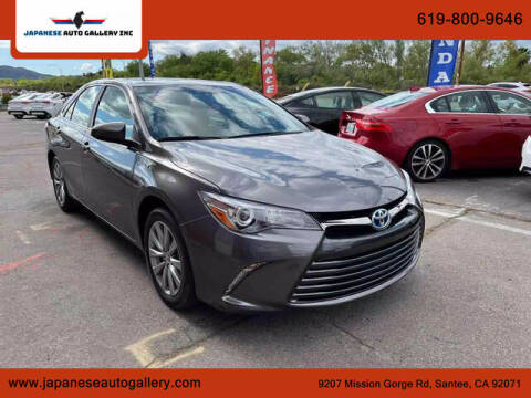 2016 Toyota Camry Hybrid for sale at Japanese Auto Gallery Inc in Santee CA